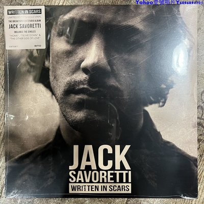 民謠才子Jack Savoretti Written in Scars 金色膠LP黑膠唱片～Yahoo壹號唱片