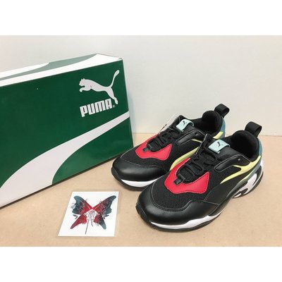 【正品】Puma Thunder Spectra 黑紅 淺綠 老爹鞋 復古 麂皮 皮革 穿搭 休閒鞋 367516-01