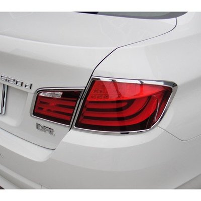 【JR佳睿精品】BMW 5 系列 F10 520d 535i 10-16 鍍鉻後燈框 尾燈框 飾條 改裝精品配件