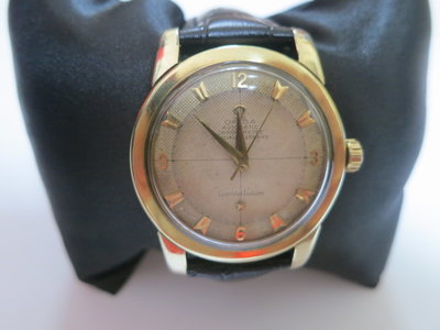 OMEGA 歐米茄 天文台套金撞槌式半自動上鍊古董錶