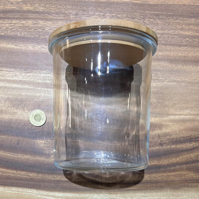IKEA竹蓋玻璃罐及兩個小玻璃碗