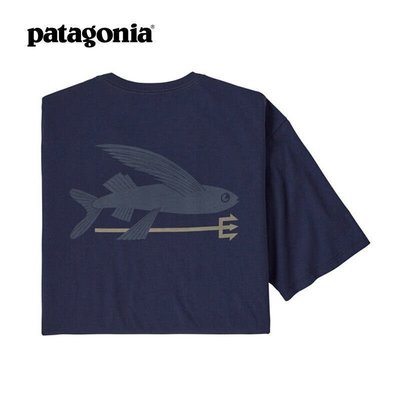 現貨-Patagonia 2 P-6Logo 棉質男士T恤 38535 38528whi 白色 M簡約