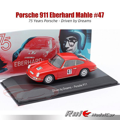 收藏模型車 車模型 預1:43德國保時捷原廠Porsche 911 Eberhard Mahle #47汽車模型