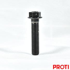 [屏東-晟信二輪] PROTI 鍛造鈦合金螺絲 M8L35-H01-BK 適用:M8x35mm