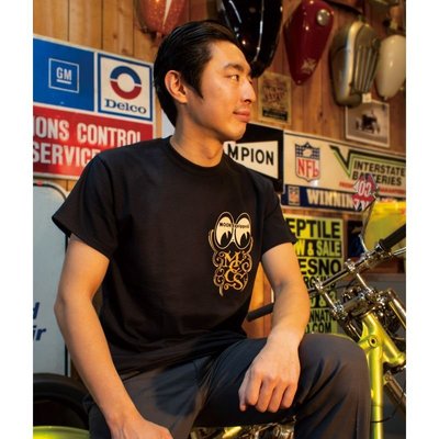 (I LOVE樂多)Wildman石井孝洋設計 MOON Custom Cycle Shop T-shirt XXL