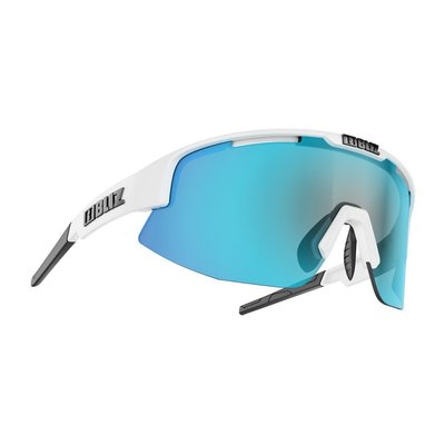 [SIMNA BIKE]BLIZ Matrix系列運動防風/太陽眼鏡 - 五色 抗UV TR90框架 亮白/ 藍