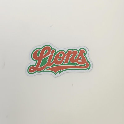 FA-中華職棒【統一獅】1993~04年×2024年復古季主題日 球隊字樣造型貼紙