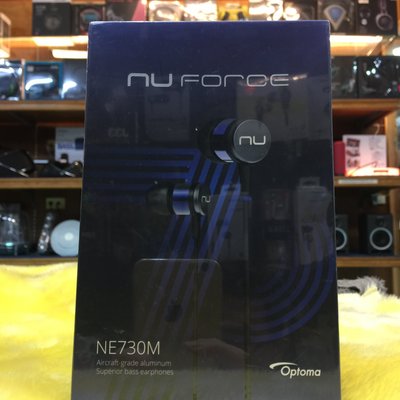 視聽影訊 限量出清 公司貨 Optoma NuForce NE730M 線控耳道耳機