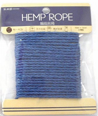 Luckshop  HR-07-3mm編織麻繩(曉藍)約4~4.3碼入(適合用於卡片、佈置、裝飾、包裝時使用)