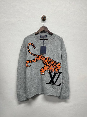 Louis Vuitton lv 老虎刺繡毛衣