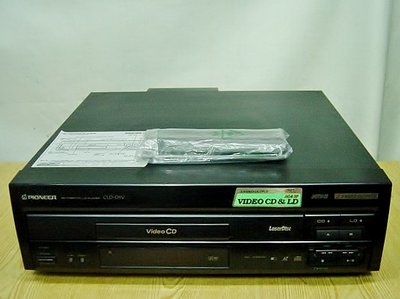 @【小劉2手家電】PIONEER VCD/雷射碟影機LD放影機,CLD-D5V型,有AB面,附萬遙,可切人/音樂聲