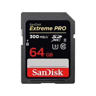 【EC數位】SanDisk ExtremePRO SDXC (U3) 記憶卡 64GB 300MB 公司貨