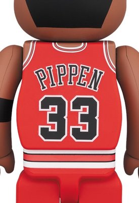 BEETLE BE@RBRICK NBA LEGENDS 傳奇球星PIPPEN 皮朋庫柏力克熊400 100