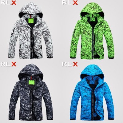 香港代購 歐美滑雪服裝 頂級羽絨外套 羽絨夾克 迷彩外套 RLX 保暖防寒夾克防寒大衣 軍大衣 雨衣 衝鋒衣 防風衣防水