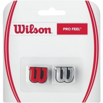 【曼森體育】全新 WILSON 網球拍 避震器 Wilson Profeel 銀/紅 2入