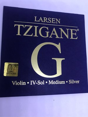 筌曜樂器(H4045)全新(公司貨保證) 丹麥 LARSEN violin Tzigane(深藍弦)小提琴弦 單購 G弦