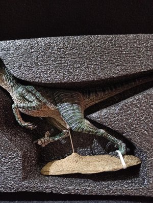 Rebor 迅猛龍 Pete Velociraptor 奔馳姿勢 侏儸紀世界,嘴有封印不咬人