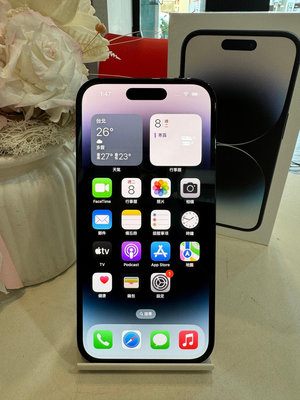 【艾爾巴二手】iPhone 14 Pro 256G 6.1吋 A2890 黑色 #二手手機 #漢口店 QY57N