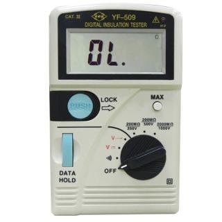 【含稅】TENMARS YFE 數位高阻計 絕緣測試器 高壓輸出指示燈 電錶 YF-509