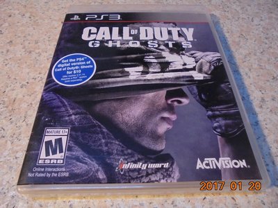 PS3 決勝時刻-魅影 Call of Duty Ghosts 英文版 直購價600元 桃園《蝦米小鋪》