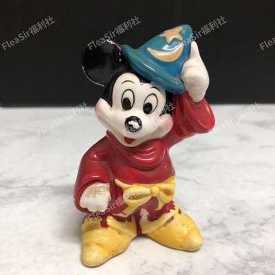 【FleaSir福利社】出清現貨 迪士尼 米老鼠 米奇 魔法師造型 立體公仔擺飾 X04