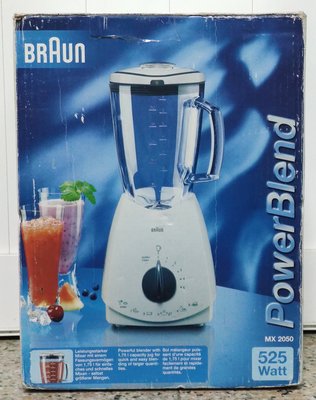 百靈果汁機 BRAUN MX2050。捷克製。B款