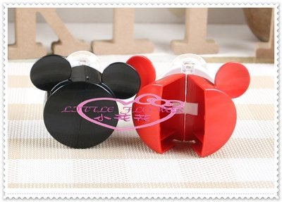 小公主日本精品♥迪士尼 韓國製 Mickey 米奇 黑/紅 臉頭造型 牙刷架 牙刷收納 浴室必備 2入 57018201