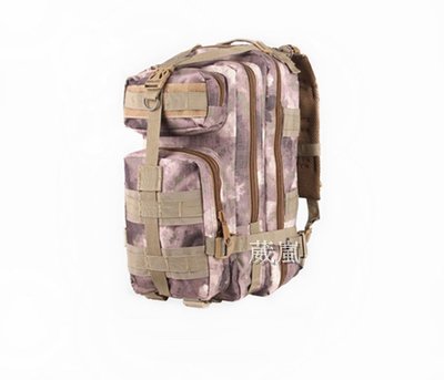 MOLLE 3P 背包 A-TACS( 槍盒 槍箱 槍袋 槍包 旅遊 登山 烤肉 露營 書包 生存遊戲 軍事風 迷彩