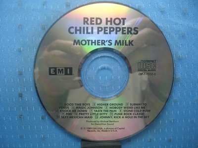[無殼光碟]BL Red Hot Chili Peppers Mother's Milk MADE IN USA