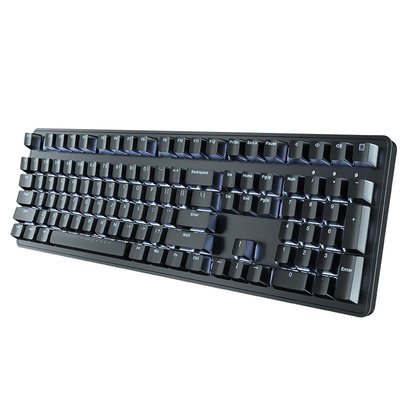 現貨 機械鍵盤ikbc機械鍵盤電競游戲cherry櫻桃黑軸青軸銀軸R300單背光/R410RGB
