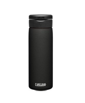 【Camelbak】750ml FIT CAP 黑 不鏽鋼保冰保溫水瓶 保冰水瓶 登山水壺吸管水壺 25oz