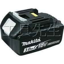 含稅／型號BL1830B【工具先生】牧田 makita～18V／3.0Ah 鋰電池 全18V系列均適用,保固500次充電