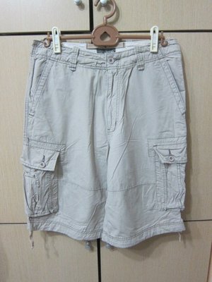 衣市藍~JEEP 工作短褲 (W34~六成新~) (200609)