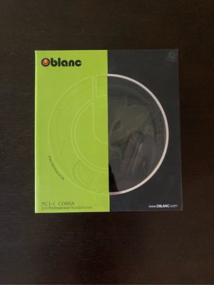 全新二手 Oblanc NC1-1 Cobra 2.0 專業耳罩式耳機 黑 電競電腦 便宜賣