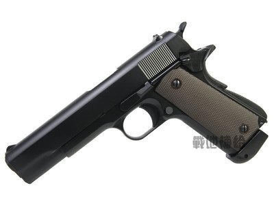 【戰地補給】台灣製 KJ M1911全金屬黑色CO2槍(滑套可動可後定，後座力大)