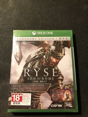 (全新未拆封)XBOX ONE Ryse: Son of Rome 羅馬之子 中文版(原價1390元)限量特價