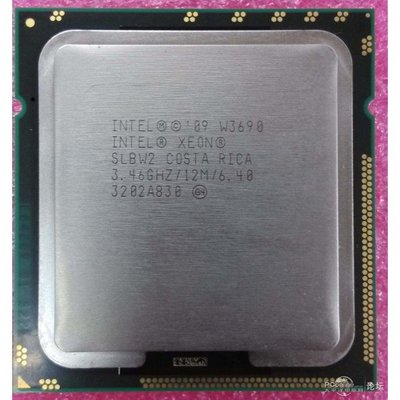 希希之家W3670 W3680 W3690 1366 Xeon 1366腳位 支持X58 桌上型cpu