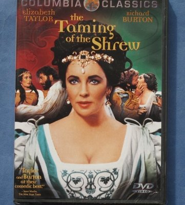 馴悍記(莎士比亞) The Taming of the Shrew 全新美國進口DVD(繁體中文)伊莉莎白泰勒