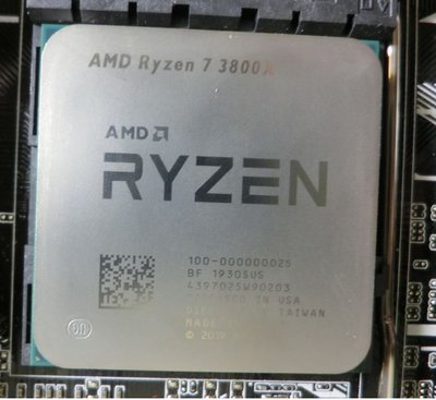 AMD ryzen 7 3800x cpu含原廠扇