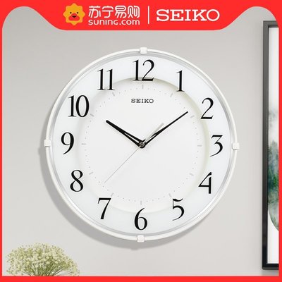 【熱賣精選】新款seiko日本精工時鐘12英寸掃秒時尚掛鐘客廳石英鐘掛表1915