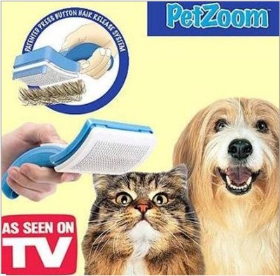 PetZoom 寵物梳理毛刷 刮毛刷清潔刷