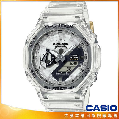 【柒號本舖】CASIO 卡西歐40周年Clear Remix G-SHOCK 電子錶 # GA-2140RX-7A (台灣公司貨)