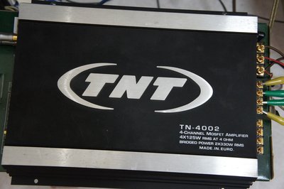 典藏專區"TNT"美製MOSFET知名品牌TN-4002進口擴大機4聲道300W/ EURO製造