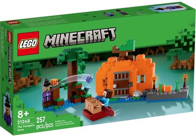 積木總動員 LEGO 21248 Minecraft The Pumpkin Farm 35*19*6cm 257片