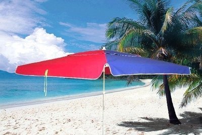 【大雨傘 遮陽傘】攤販傘 大陽傘 海灘傘-70英吋長方形(子母傘)有防風.有銀膠【安安大賣場】