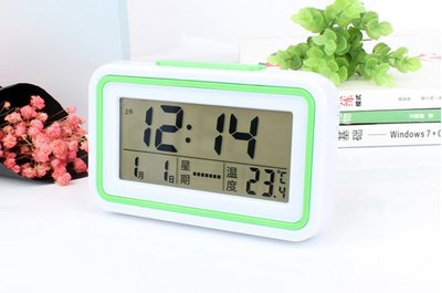 第三代  大螢幕LCD自動報時鐘 老人 盲人 電子鐘 鬧鐘 中文語音報時鐘 聰明鐘
