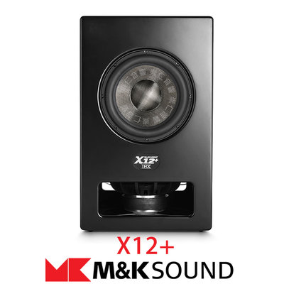 台中『崇仁視聽音響』M&amp;K SOUND X12+ 雙單體推挽式主動式超低音