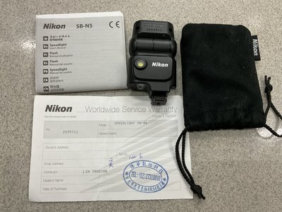 [保固一年] [高雄明豐] 公司貨 Nikon 1 SB-N5 for V1 專用原廠閃燈 便宜賣 [A1200]