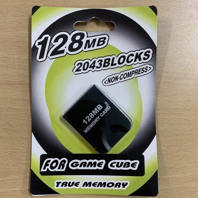缺貨中【飛力屋】任天堂 NGC game cube & wii 共通使用 128mb 記憶卡 128 mb