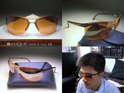 信義計劃 眼鏡 VOGUE 義大利製 太陽眼鏡 透明 膠框 可配 抗藍光 全視線 高度數 多焦 sunglasses